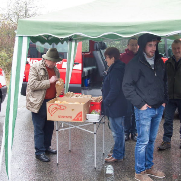 05.11.2016 Besuch Partnerfeuerwehr Frankfurt im Steigerwald