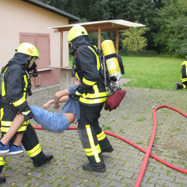 Atemschutzübung am Schützenhaus 24.08.2017