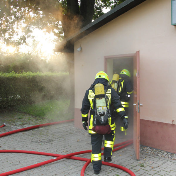 Atemschutzübung am Schützenhaus 24.08.2017