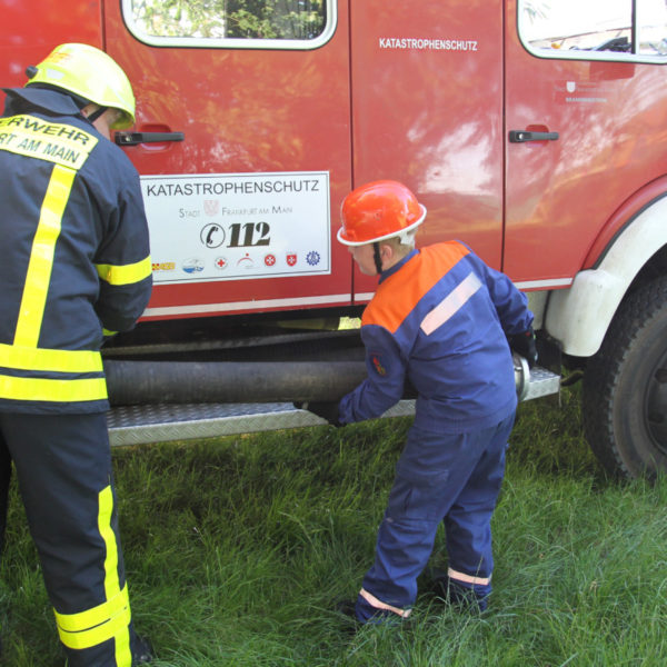 Gemeinsame Übung der Jugendfeuerwehr mit der Einsatzabteilung 21.06.2018